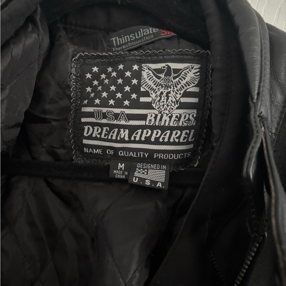 Leather Motorcycle Jacket - Picture 7 of 7